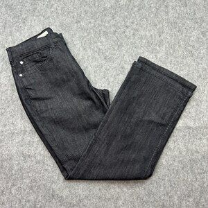 Pilcro Ankle Boot Jeans Women's Size 29 Mid Rise Dark Indigo Wash Denim